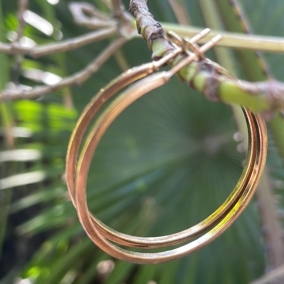 Classy gold hoops | NWT - Picture 8 of 13